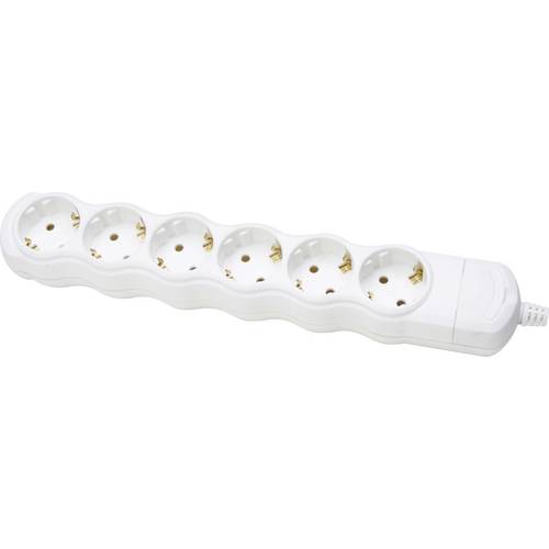 Kopp 129401009 Steckdosenleiste 6fach Weiß 1 St.