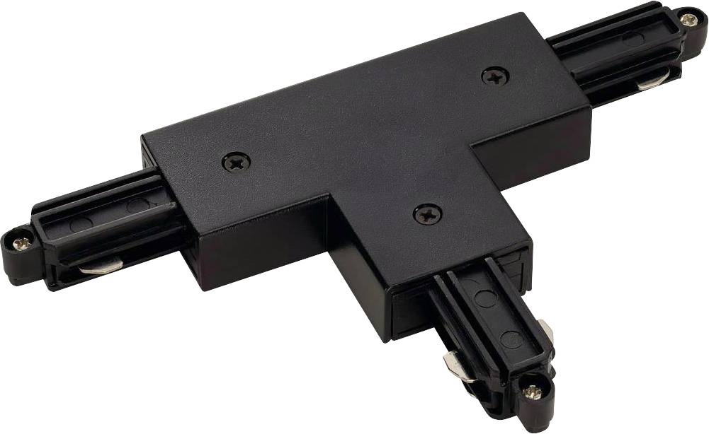 SLV T-Verbinder für 1-Phasen HV-Stromschiene, Aufbauversion schwarz, Erde links-0