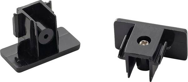 SLV 143130, Endabdeckung, Schwarz, Polycarbonat (PC), IP20, 35 mm, 4 mm