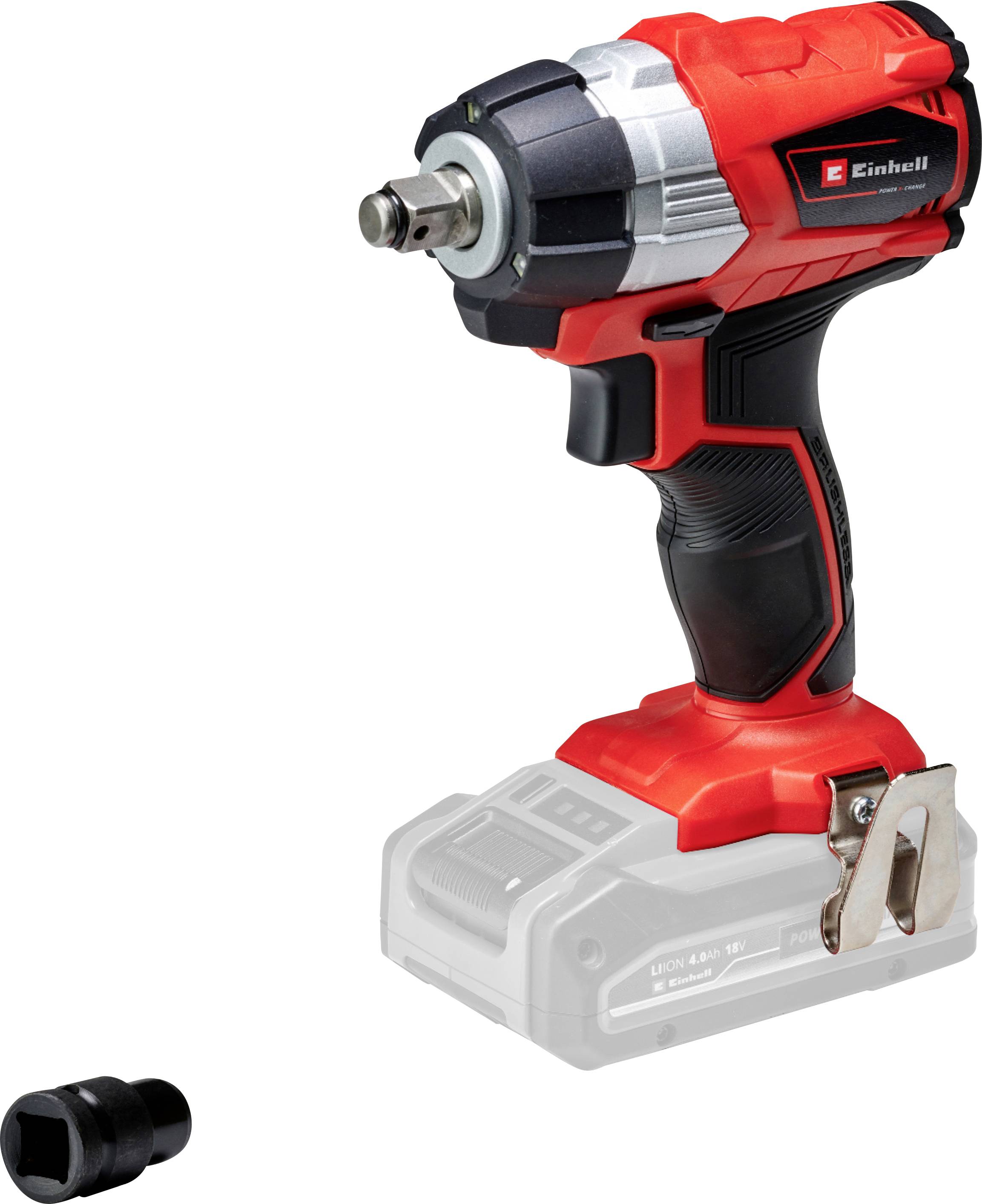 Einhell Professional TP-CW 18 Li BL-Solo Power X-Change 4510040 Slagskruvdragare batteri 215 Nm Antal batterier som ingår 0 Li-Ion exkl. batteri/laddare, Utan