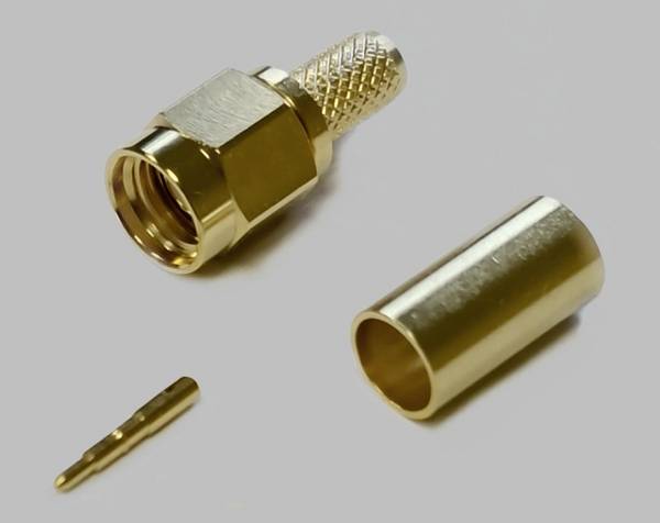 TRU COMPONENTS  TC-2520014 SMA-Steckverbinder Stecker, gerade 50 Ω 100 St.