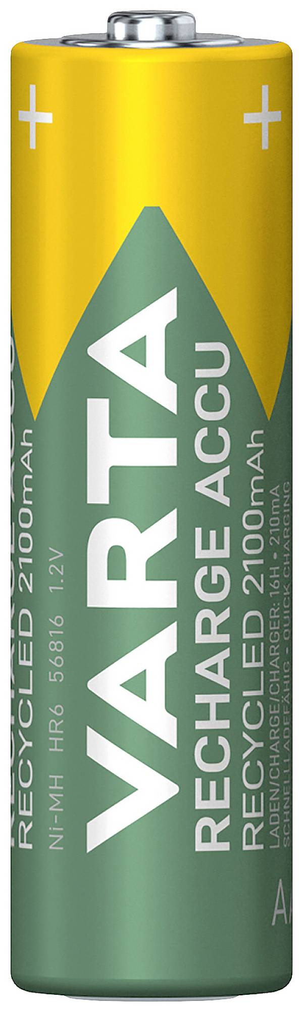 Varta RECH.AC.RECYC.AA2100mAh BLI2 Mignon (AA)-Akku NiMH 2000 mAh 1.2 V 2 St.