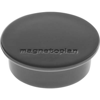 magnetoplan Magnet Discofix Color (Ø x H) 40 mm x 13 mm rund Schwarz 10 St. 1662012-1