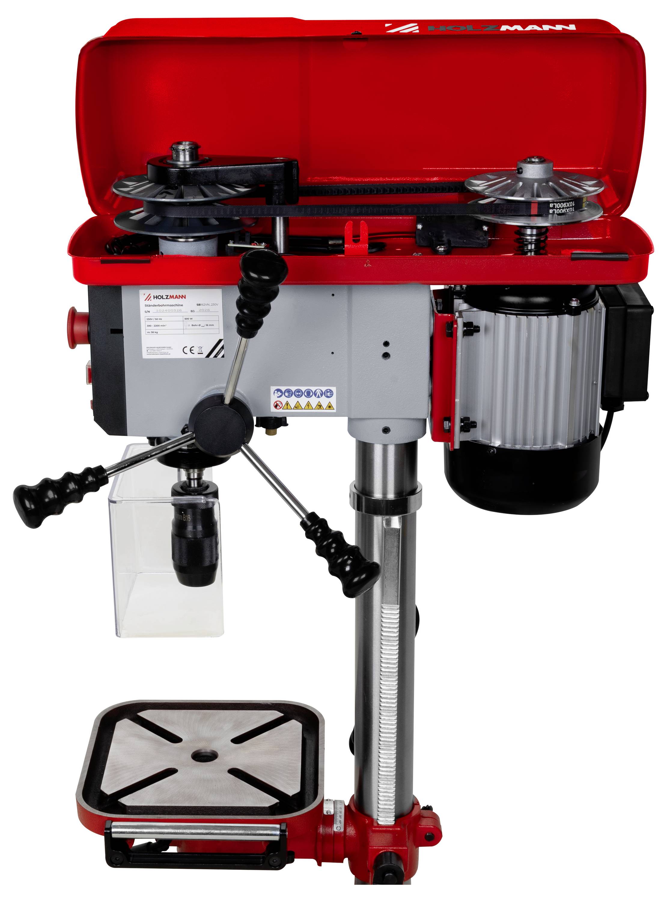 Holzmann Maschinen SB162VN_230V Ständerbohrmaschine 500 W 230 V-4