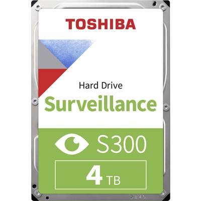 Toshiba S300 4 TB  Interne Festplatte 8.9 cm (3.5 Zoll) SATA III HDWT140UZSVA Bulk