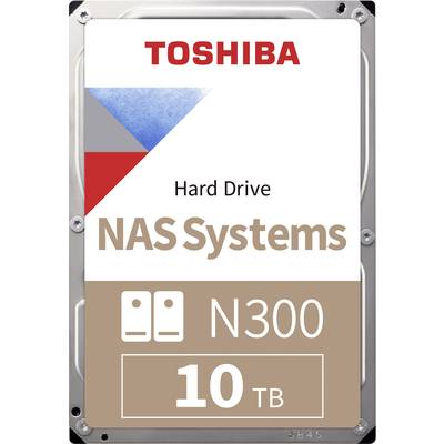Toshiba N300 10 TB Interne Festplatte 8.9 cm (3.5 Zoll) SATA III HDWG11AUZSVA Bulk