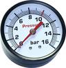 Aerotec Manometer 9052071 Anschluss (Manometer): Rückseite Außengewinde 1/4" 1 St.