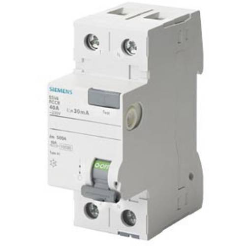 Thumbnail - Siemens 5SV44140 5SV4414-0 FI-Schutzschalter AC 40 A 0.1 A 230 V