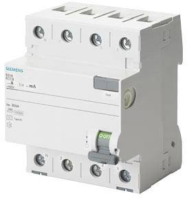Siemens 5SV46440KL 5SV4644-0KL FI-Schutzschalter AC 40 A 0.3 A 400 V
