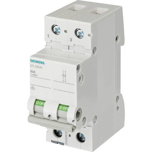 Ausschalter Grau 40 A 2 Schließer Siemens 5TL12400