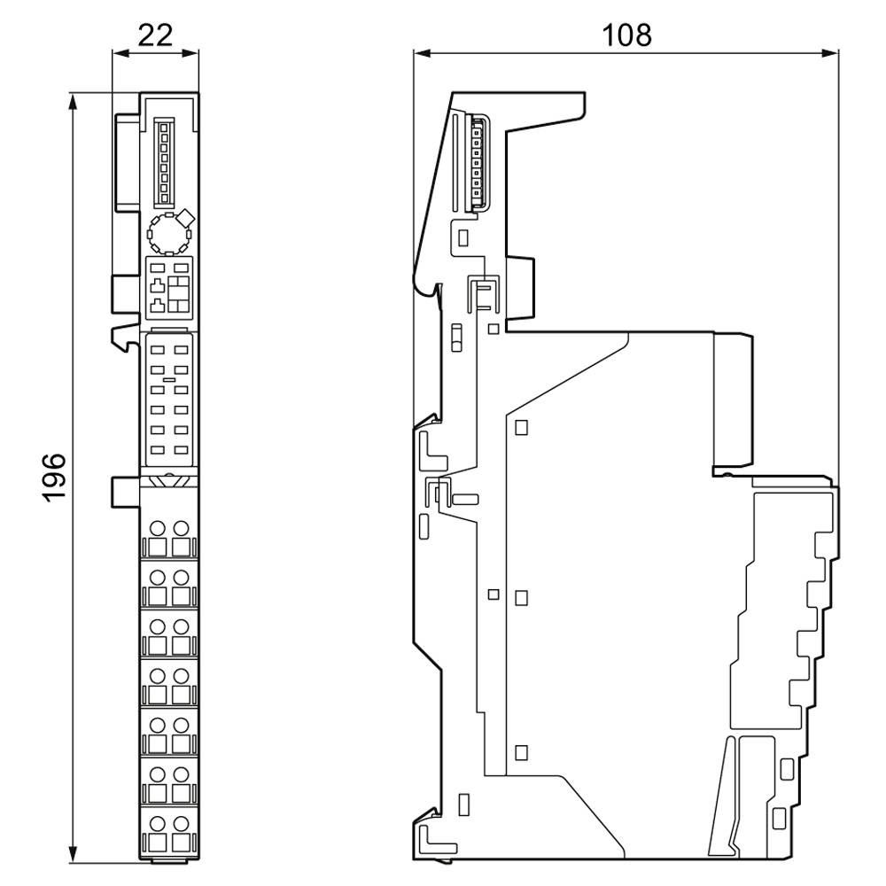 Siemens 3RK1903-0AA00 Terminalmodul 24 V/DC Nennstrom 10 A-2