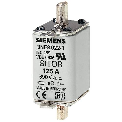 Siemens 3NE10202 Sicherungseinsatz Sicherungsgröße = 0 80 A 690 V 1 St.