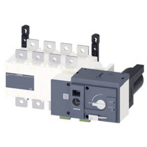 Netzumschalter Schwarz 4polig 400 A 4 Wechsler, 3 Schließer 415 V/AC Siemens 3KC44420DA210AA3