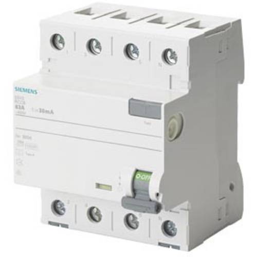 Siemens 5SV33466LA 5SV3346-6LA FI-Schutzschalter A 63 A 0.03 A 400 V