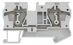 Siemens 8WH20000AH00 Durchgangsklemme 8.2 mm Federzuganschluss Grau 1 St.