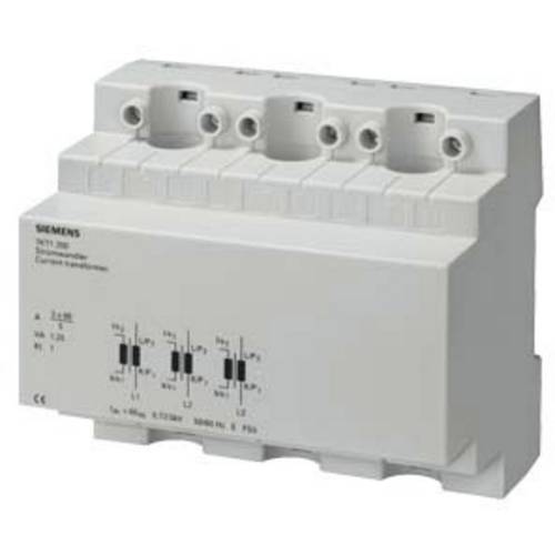 Siemens 7KT1202 7KT1202 Stromwandler 3phasig Primärstrom 150 A Sekundärstrom 5 A Leiterdurchführung Ø:13 mm Schraubbefes...