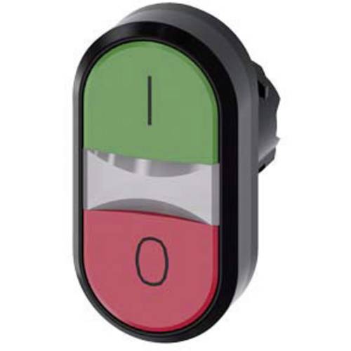 Siemens 3SU10003AB420AK0 3SU1000-3AB42-0AK0 Doppeldrucktaster (B x H) 29.8 mm x 57.7 mm IP66, IP67, IP69/IP69K 1 St.