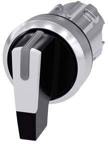 Siemens 3SU10522CL600AA0 3SU1052-2CL60-0AA0 Knebelschalter Knebel Weiß 2 x 45 ° 1 St.