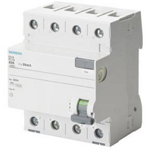 Siemens 5SV43440LA 5SV4344-0LA FI-Schutzschalter AC 40 A 0.03 A 400 V