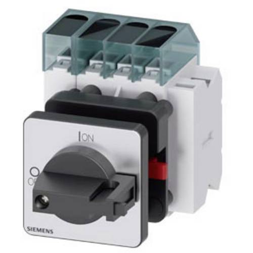 Lasttrennschalter Schwarz 4polig 16 mm² 16 A 1 Schließer, 1 Öffner 690 V/AC Siemens 3LD30501TL11