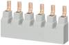 Siemens 5ST37033HG Stiftsammelschiene, schneidbar 18mm2, 1-phasig+Hilfsschalter 1016mm , nach UL Stiftsammelschiene 18 mm² 80 A 1 St.