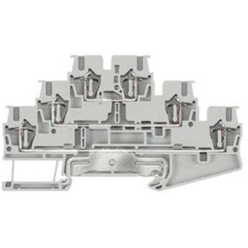 Siemens 8WH20304HF00 Dreistockklemme 5.2 mm Federzuganschluss Grau 1 St.