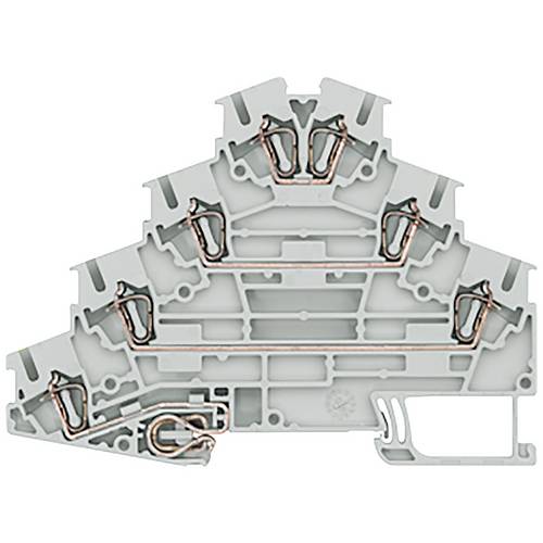 Siemens 8WH20404LF00 Vierstock-Motorenklemme 5.2 mm Federzuganschluss Grau 1 St.