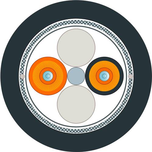 Siemens 6XV18736GT20 Glasfaser LWL Anschlusskabel Schwarz, Orange 50/125 µ Multimode OM2