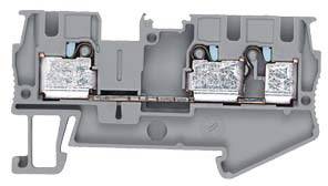 Siemens 8WH60030AG00 Durchgangsklemme 6.2 mm Steck-Klemm Grau 1 St.