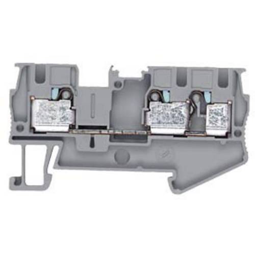 Siemens 8WH60030AG00 Durchgangsklemme 6.2 mm Steck-Klemm Grau 1 St.