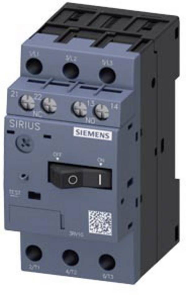 Siemens 3RV1011-0JA15 Leistungsschalter 1 St. Einstellbereich (Strom): 0.7 - 1 A Schaltspannung (max.): 690 V/AC (B x H x T) 45 x 90 x 75 mm