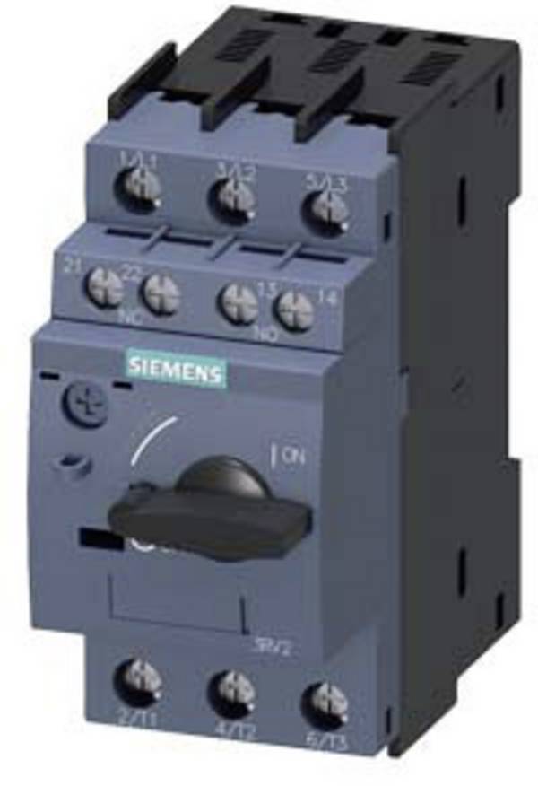 Siemens 3RV2011-0JA15 Leistungsschalter 1 St.  Einstellbereich (Strom): 0.7 - 1 A Schaltspannung (max.): 690 V/AC (B x H x T) 45 x 97 x 97 mm