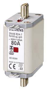 Siemens 3NA3820 NH-Sicherung Sicherungsgröße = 000 50 A 500 V/AC, 250 V/AC 3 St. Kaufen