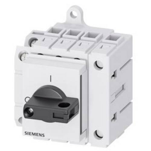 Lasttrennschalter Schwarz 4polig 16 mm² 25 A 1 Schließer, 1 Öffner 690 V/AC Siemens 3LD31301TL11