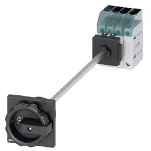 Lasttrennschalter Schwarz 4polig 16 mm² 25 A 690 V/AC Siemens 3LD31480TL51