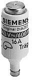 Siemens 5SD8004 Sicherungseinsatz Sicherungsgröße = DIII 4 A 690 V/AC 5 St.