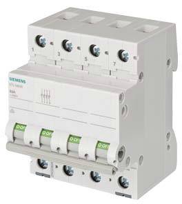 Ausschalter Grau 63 A 4 Schließer Siemens 5TL14630