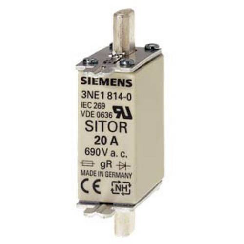 Siemens 3NE18170 Sicherungseinsatz Sicherungsgröße = 0 50 A 690 V 1 St.