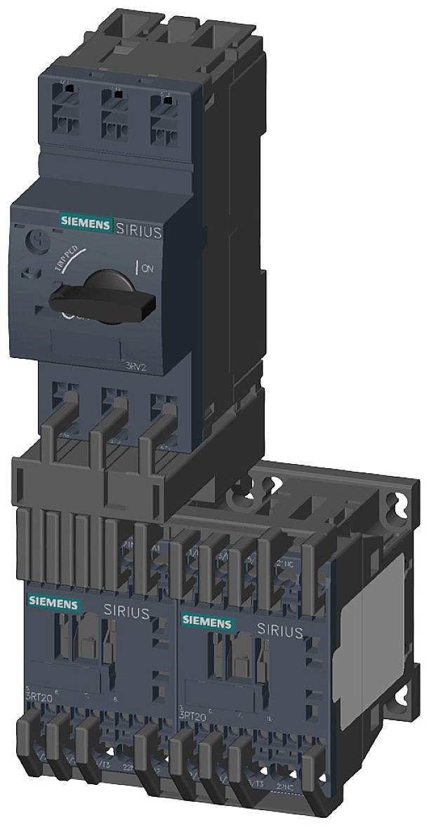 Siemens 3RA2210-1GE15-2AP0 3RA22101GE152AP0 Verbraucherabzweig Motorleistung bei 400 V 2.2 kW 690 V Nennstrom 4.9 A