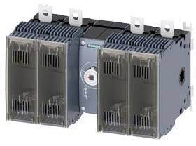 'Ein elektrisches Schaltgerät mit mehreren transparenten Gehäusen und Befestigungsösen oben, geeignet für industrielle Anwendungen.'