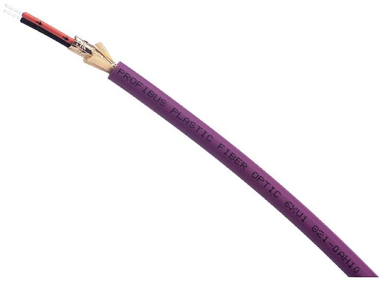 Siemens 6XV18210BN20 Glasfaser LWL Anschlusskabel Violett, Orange, Schwarz 980/1000 µ