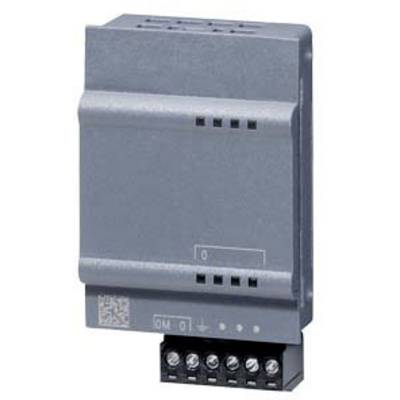 Ein graues elektrisches Modul mit mehreren Anschlüssen unten und Lüftungslöchern oben. Verwendung unbekannt.