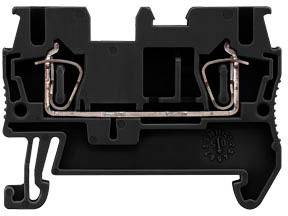 Siemens 8WH20000AF08 Durchgangsklemme 5.2 mm Federzuganschluss Schwarz 1 St.