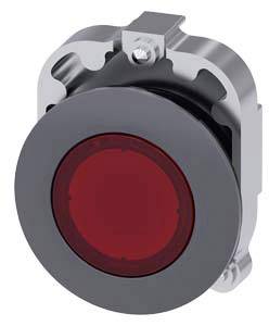 Siemens 3SU10610JD200AA0 3SU1061-0JD20-0AA0 Drucktaster (Ø x H) 38 mm x 38 mm IP66, IP67, IP69/IP69K 1 St.