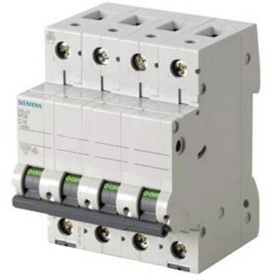Ein dreipoliger Schutzschalter in Weiß mit schwarzem Hebel, geeignet für Überlast- und Kurzschlussschutz in elektrischen Stromkreisen.