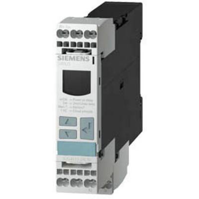 Elektronisches Relais von Siemens mit Anzeige und Steuerungsknöpfen. Dient zur Überwachung und Steuerung elektrischer Systeme.