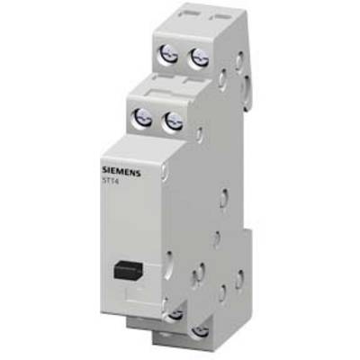 Bild eines Siemens ST4 Gerätes, höchstwahrscheinlich ein Modul für elektrische Installationen, in einem neutralen Hintergrund.