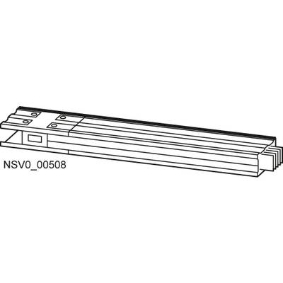 Technische Zeichnung eines langen, rechteckigen Metallprofils mit Schraubenlöchern und Gravur 'NSVO_00508' links unten.