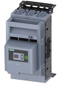 Ein grauer, rechteckiger Schaltschrank mit digitalem Bedienfeld und drei runden Anschlüssen oben. Verwendet in industriellen Anwendungen.