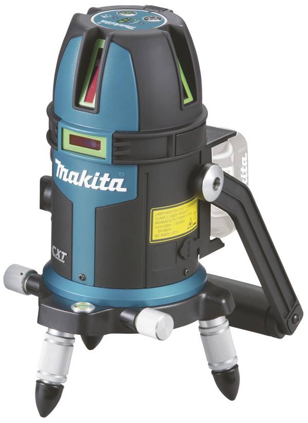 Makita SK 312 GDZ Akku Multi Linienlaser Kreuzlinienlaser Selbstnivellierend Grün 10,8 V Solo mit
